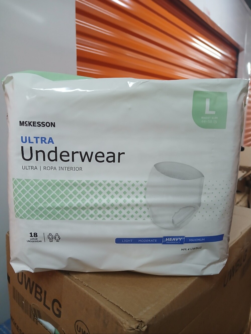 Ultra Underwear - Large - White, Heavy Absorbency